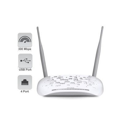 Tp-Link TD-W9970 300M 4P VDSL/ADSL Modem Router
