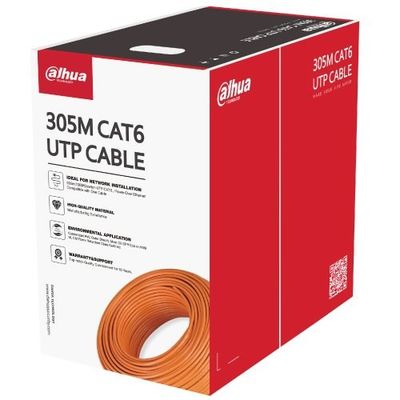 Dahua Cat6 UTP Saf Bakır (305m) -Turuncu