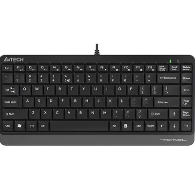 A4-Tech Mini Kablolu Klavye Gri (FK11)