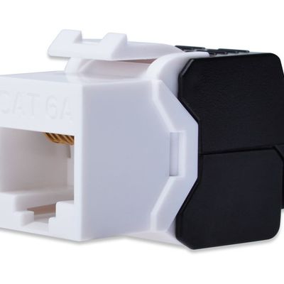 Digitus CAT6A Keystone Jack Zırhsız (Siyah Beyaz)