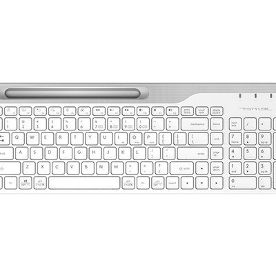 A4-Tech Bluetooth Klavye Beyaz (FBK25-B)