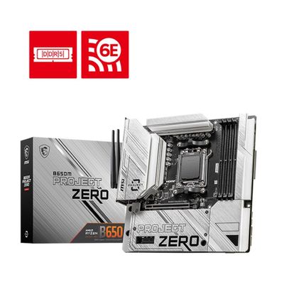 MSI B650M Project Zero AM5 Wi-Fi 6E Hdmi Dp Type-C
