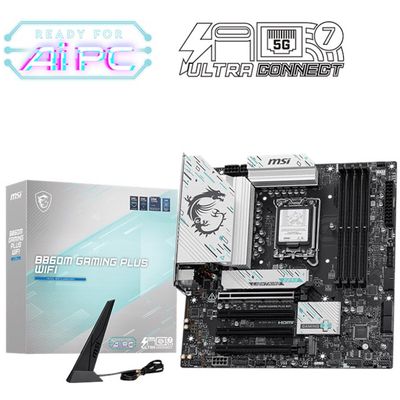 MSI B860M Gaming Plus Wifi D5 1851P Hdmi Dp Type-C