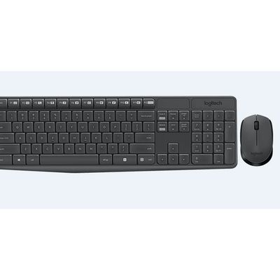 Logitech MK235 Kablosuz Set Siyah (920-007925)