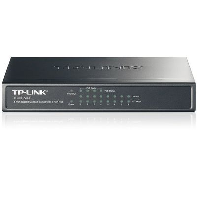 Tp-Link 8Port Gigabit 4xPoE 55W (TL-SG1008P)