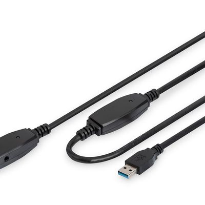Digitus USB Uzatma Kablosu Siyah (10m)