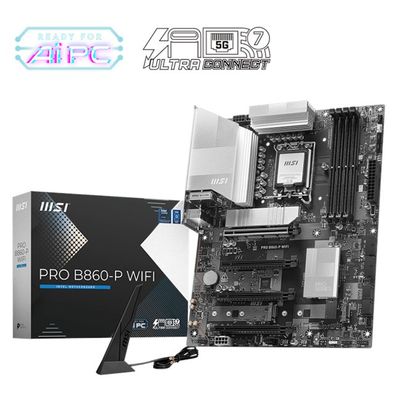MSI Pro B860-P Wifi D5 1851P Hdmi Dp Type-C