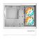 Gigabyte C201 Panaromic Mid Tower Beyaz ATX PSUYok — görsel 2