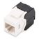 Digitus CAT6A Keystone Jack Zırhsız (Siyah Beyaz) — görsel 2