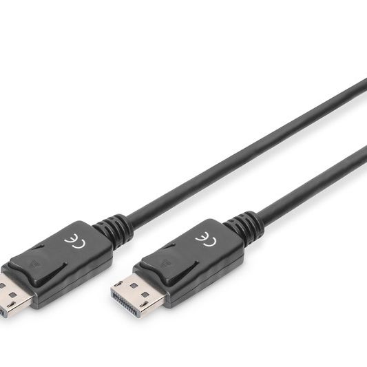 Digitus DisplayPort Kablo Siyah (1m) 4K