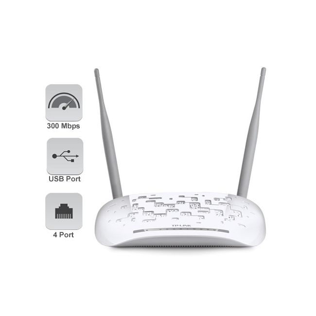 Tp-Link TD-W9970 300M 4P VDSL/ADSL Modem Router