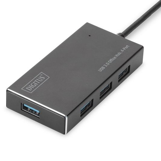 Digitus USB 3.0 Çoklayıcı Alüminyum (4 Port)