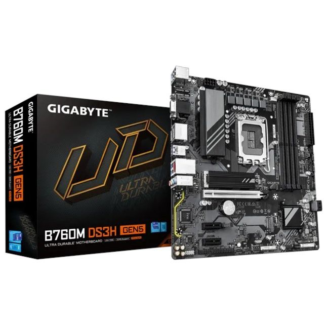 Gigabyte B760M DS3H GEN5 D5 1700P Vga Hdmi Dp