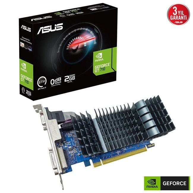 Asus GeForce GT 710-SL 2GB Evo DDR5 64Bit LP