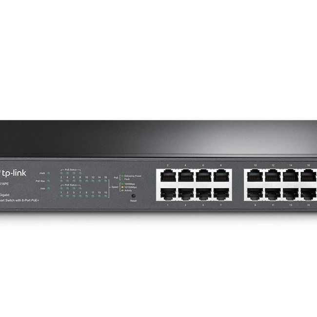 Tp-Link 16Port Gigabit 8xPoE 150W (TL-SG1016PE)