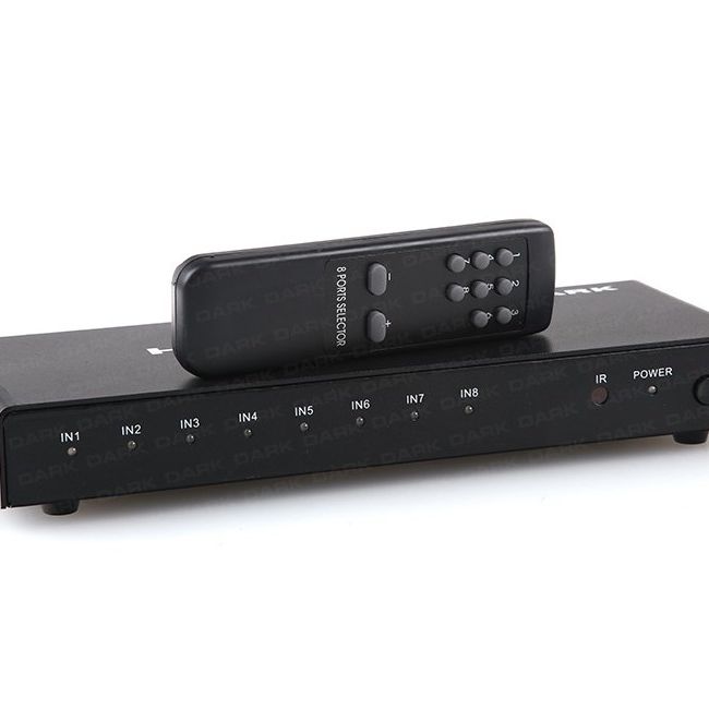 Dark (DK-HD-SW8X1) 8/1 Kumandalı FHD HDMI Switch