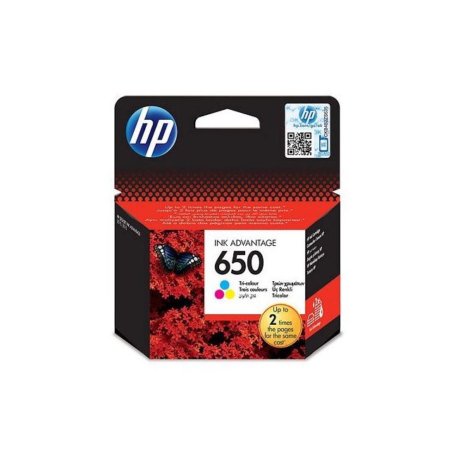 HP CZ102AE Renkli Mürekkep Kartuş (650)