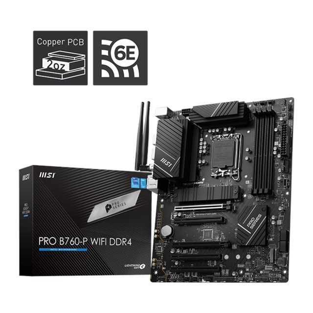 MSI Pro B760-P Wifi D4 1700P Hdmi Dp