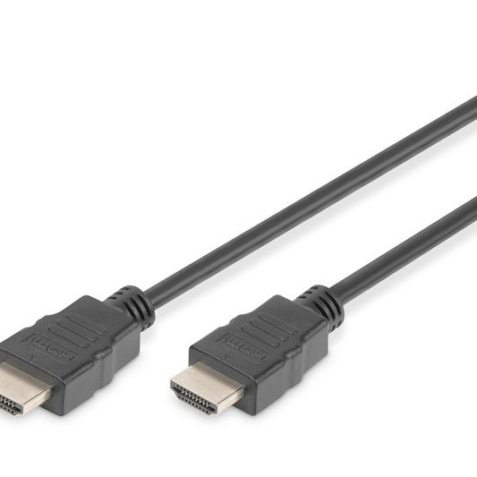 Digitus HDMI Kablo Altın Uçlu Siyah (5m) FHD