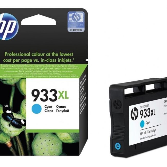 HP CN054AE Mavi Mürekkep Kartuş (933XL)