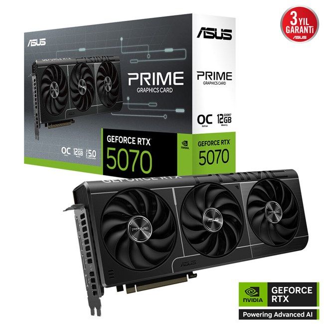 Asus GeForce RTX 5070 12G Prime OC GD7 192Bit