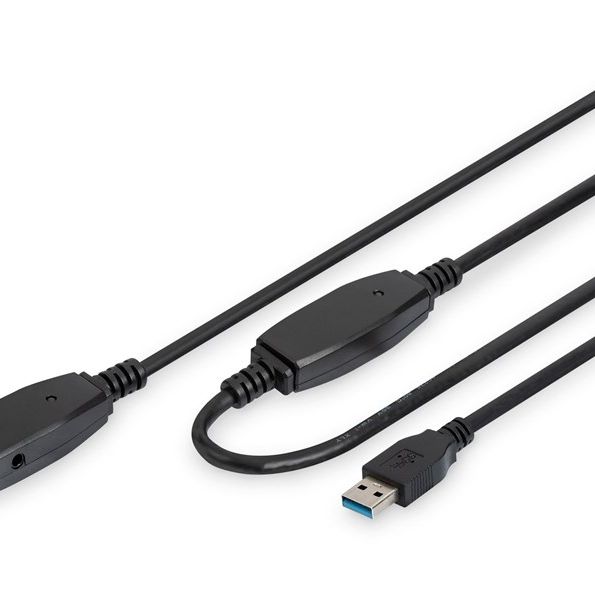 Digitus USB Uzatma Kablosu Siyah (10m)
