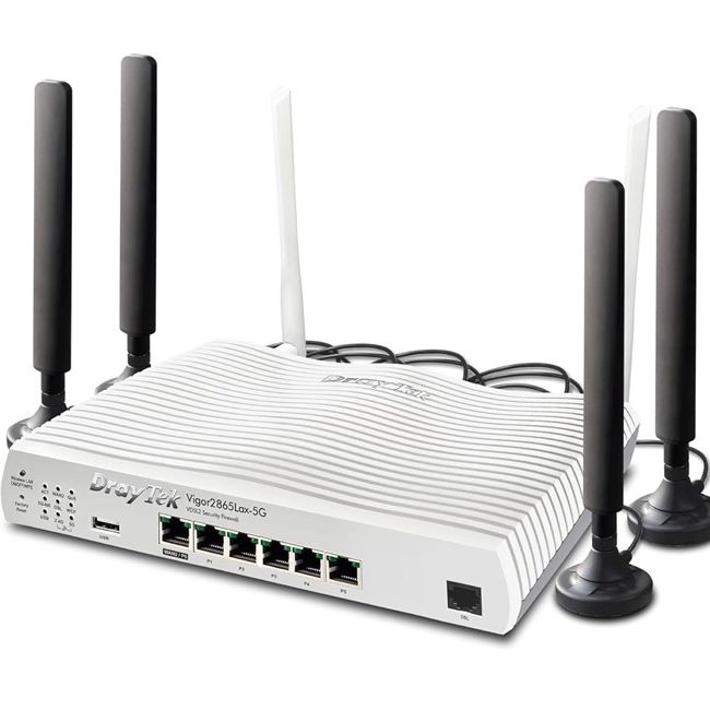 Draytek Vigor2865Lax-5G Dual SIM LTE VPN Router