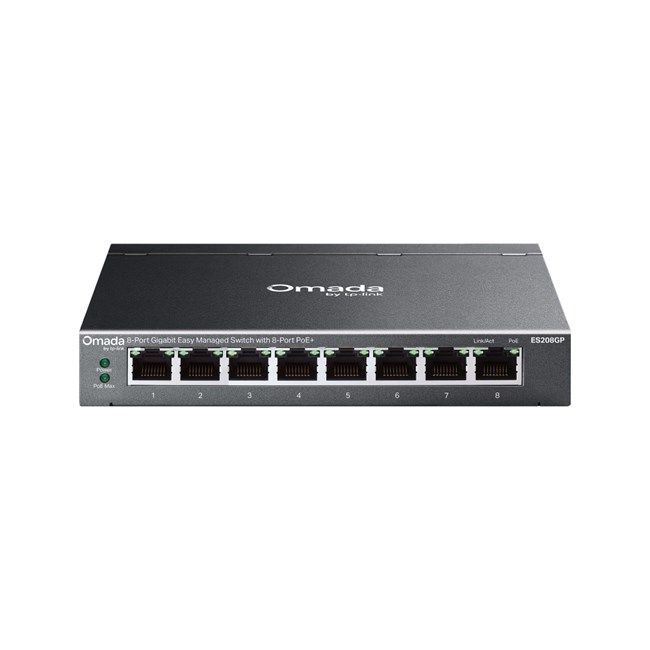 Omada 8Port Gigabit PoE 64W (ES208GP)
