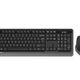 A4-Tech Kablosuz Set Gri (FG1035) — görsel 1