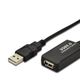 Digitus USB Uzatma Kablosu Siyah (5m) — görsel 1
