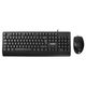 Everest Kablolu Set Usb Q Türkçe Siyah (KM-619) — görsel 1