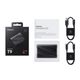 Samsung T9 1TB Usb 3.2 Gen 2x2 Type-C Siyah — görsel 3