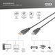 Digitus Yazıcı Kablosu Zırhlı Siyah USB 2.0 (3m) — görsel 3