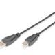 Digitus Yazıcı Kablosu Zırhlı Siyah USB 2.0 (3m) — görsel 1