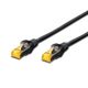 Digitus Zırhlı Patch Kablo Cat6A Siyah (0,25m) — görsel 1