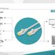 Digitus Zırhlı Patch Kablo Cat6A Gri (0,5m) — görsel 2