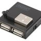 Digitus USB 2.0 Çoklayıcı Kablolu Siyah(4 Port) — görsel 1