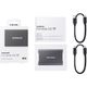 Samsung T7 1TB Usb 3.2 Gen2 Type-C Gri — görsel 3
