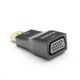 Dark HDMI Erkek to VGA Dişi Çevirici Siyah — görsel 1