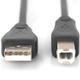 Digitus Yazıcı Kablosu Siyah USB2.0 Zırhlı (1.8m) — görsel 2